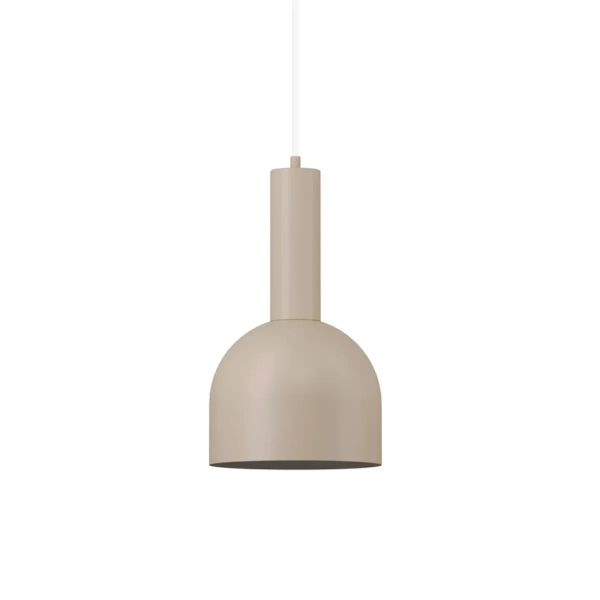 Lampa wisząca kaszmirowa VITRUM dzwonek 1xE27 metalowa do salonu 41548