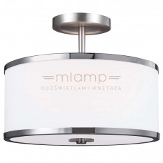 LAMPA wisząca PROSPECT PARK FE-PROSPECT-PARK-SF Elstead FEISS klasyczna OPRAWA zwis nikiel satynowany biały