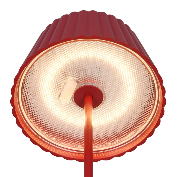 Zewnętrzna lampa stojąca Suarez R47706110 LED 2W 3000K IP44 czerwona