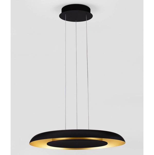 Wisząca lampa regulowana CAPINOTA LE44798 LED 38W 2700-4000K czarna złota