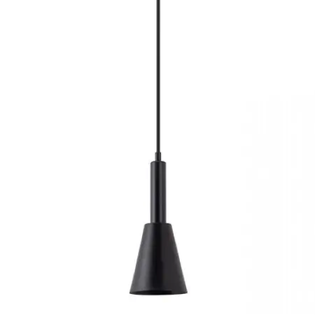 Zwisająca lampa nad stół 22179 LED 7W 3000K tuba metalowa czarna