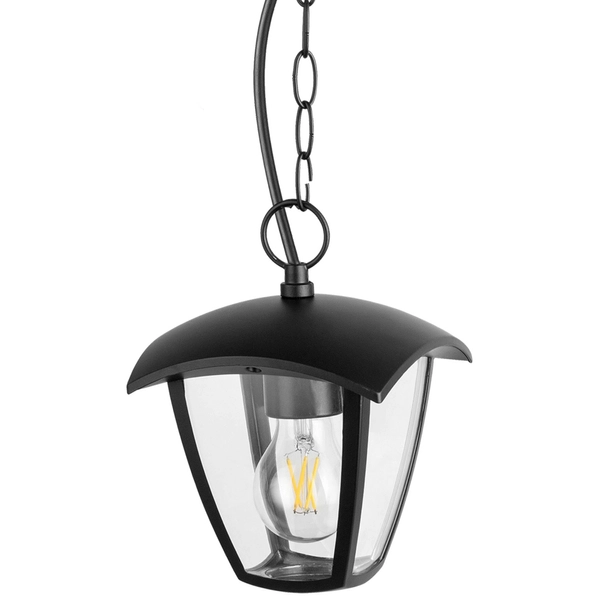 Lampa wisząca elewacyjna Igma 311887 na łańcuchu czarna