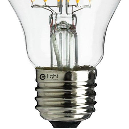 Dekoracyjna ŻARÓWKA EKZF7808 LED A60 E27 5W 600lm 230V 2700K biała ciepła