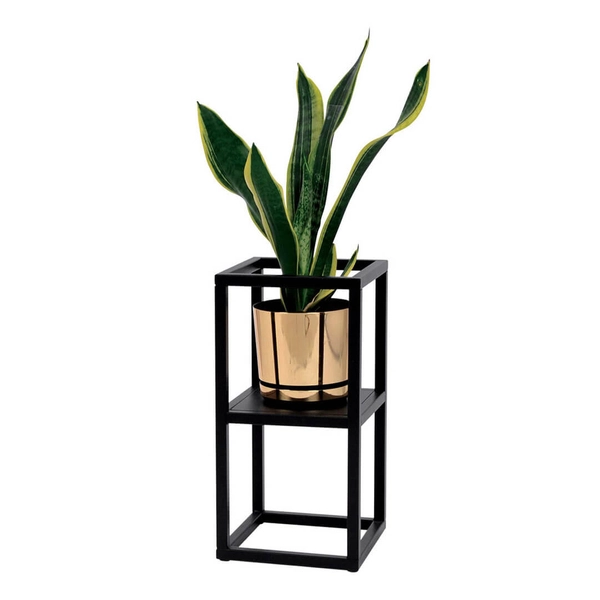 Kwietnik Kaja Home KS-01 KWIETNIK S Kaja minimalistyczny metalowy czarny