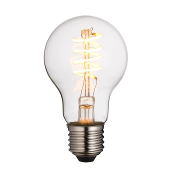 Żarówka bańka filament Spiral 107773 LED 4W 2200K przezroczysta