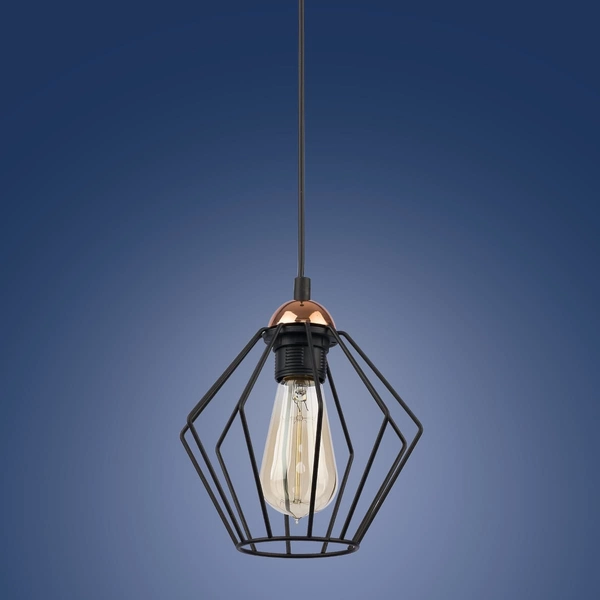 Loftowa lampa wisząca do salonu Galaxy 1642 TK Lighting metalowa czarna