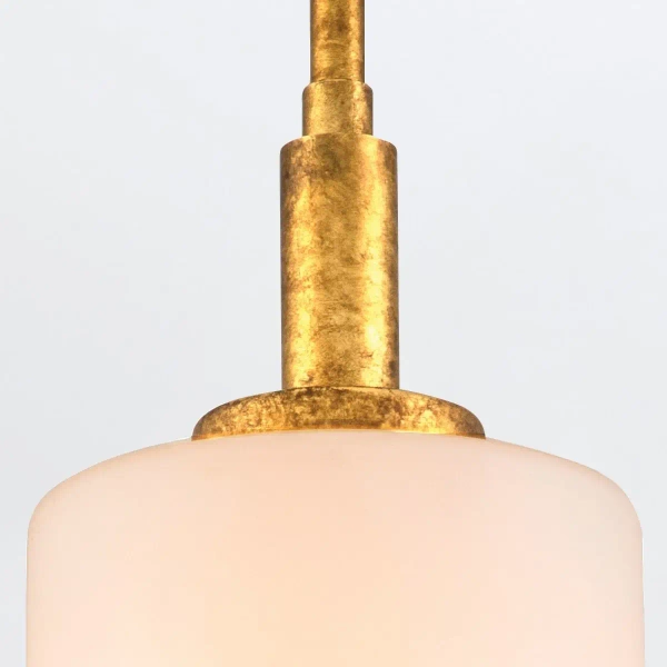 Podłużna zwisająca lampa Sawgrass QN-SAWGRASS-MP-DG-O szklana złota