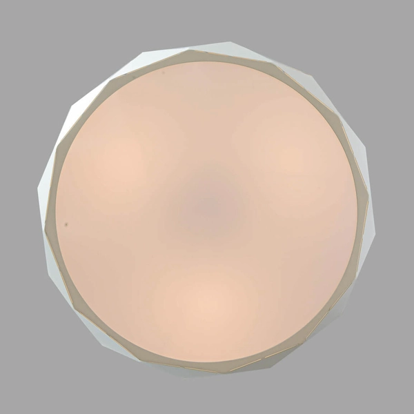 LAMPA wisząca REUS LP-8069/1P WH Light Prestige geometryczna OPRAWA okrągła zwis metalowy biały