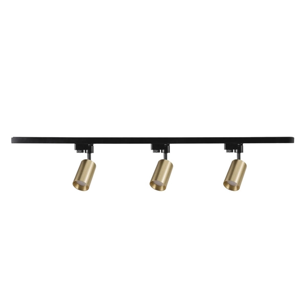 Loftowy zestaw szynowy 1-fazowa sufitowy MARIBEL 327611 tubki złote czarne