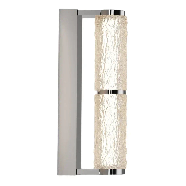 Nowoczesna ścienna lampa Love W0422 LED 14W 3000K szklany chrom