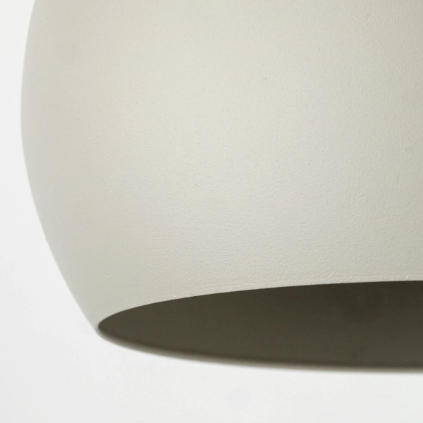 Zwisająca lampa do jadalni Zoe 10172 nad wyspę metalowa beżowa