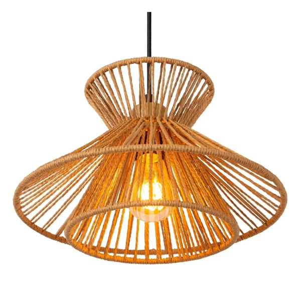 Kaskadowa lampa zwis TASMAN 10420/03/72 Lucide eco beżowa mosiądz