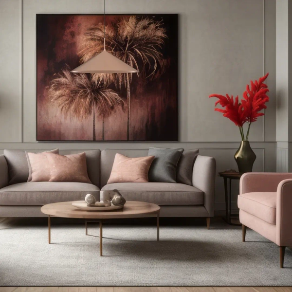 Nad kanapę lampa wisząca CAPITAL MLP0948 stożek do salonu miedziana