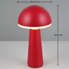Stojąca lampka grzybek Fungo R57716110 RL Light IP54 LED 2W 3000-5000K czerwony