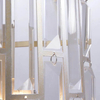 Ścienna LAMPA pałacowa KIEV W02103CP Cosmolight kinkiet kryształowy do jadalni glamour szampański