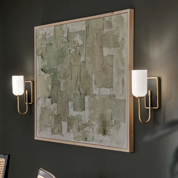 Nowoczesna lampa ścienna Solia KL-SOLIA-1W-CPZB do łazienki IP44 mosiądz