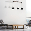 Hygge lampa wisząca ERIK MLP7640 Milagro kopuły na belce czarne