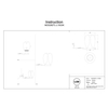 Stołowa lampka Splash MOD282TL-L15G3K LED 9W 3000K złota przydymiona