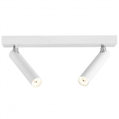 Plafon LAMPA sufitowa ROLL 50703201 Kaspa regulowana OPRAWA metalowa LED 8W 3000K tuby białe