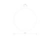 Lampa ścienna mirror Ring 10276 Nowodvorski LED 7W 3000K do holu chrom