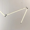 Wisząca lampa nad stół sticks czarna PIPER LED 26,5W 2700-4000K nad wyspę 71265-M942-D9-PH-12