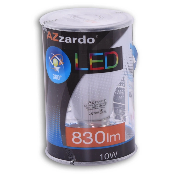 Żarówka kulka do salonu AZ1639 E27 10W 830lm 3000K biały