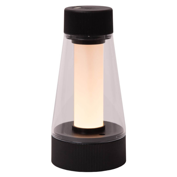 Lampka nocna stożek Lorali 45500/01/30 LED 1,2W 3000K przezroczysta czarna