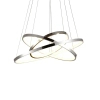 Pierścieniowa wisząca lampa LUNE chrom 33-64738 3xLED 60W 4000K ściemnialna ring
