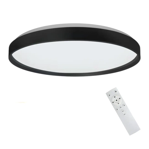 Sterowany pilotem plafon RINGO ML9965 390mm LED 36W RGBW czarny
