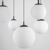 Lampa wisząca do kuchni Esme 4791 pająk kaskada balls czarna biała