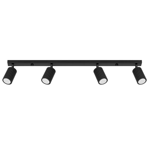 Lampa sufitowa na listwie KARBON SL.1584 tubki regulowane czarne
