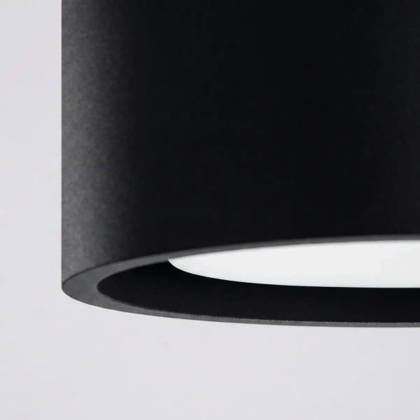 Sufitowa potrójna lampa MODO czarna SL.2440 3xGx53 tubki do sypialni