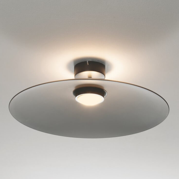 Sufitowa lampa PECA LE44275 LED 17W 3000K kopuła czarna szara