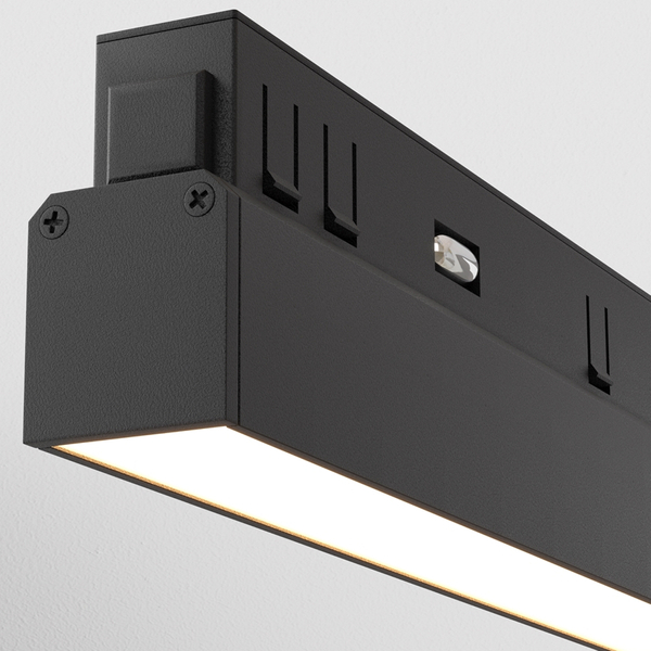 Lampa szynowa prostokątna Basis TR030-2-12W4K-B LED 12W 4000K magnetyczna czarna