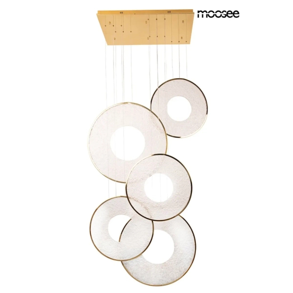 Wisząca lampa transparentna złota STARDUST LED 120W 3000K MSE1501100587