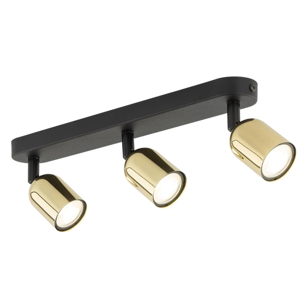 Reflektorki sufitowe potrójne Top 6032 TK Lighting tuby metalowe złote