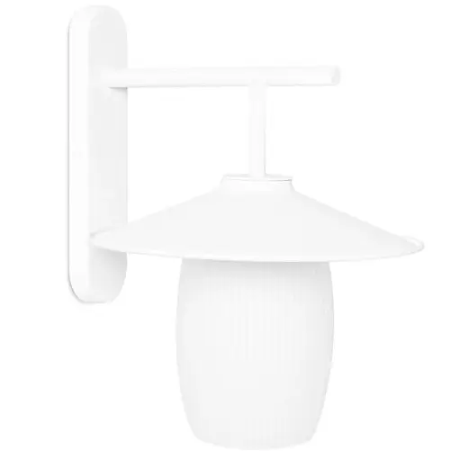 Kinkiet ścienny do przedpokoju Jingu JNB11000 szklana biały