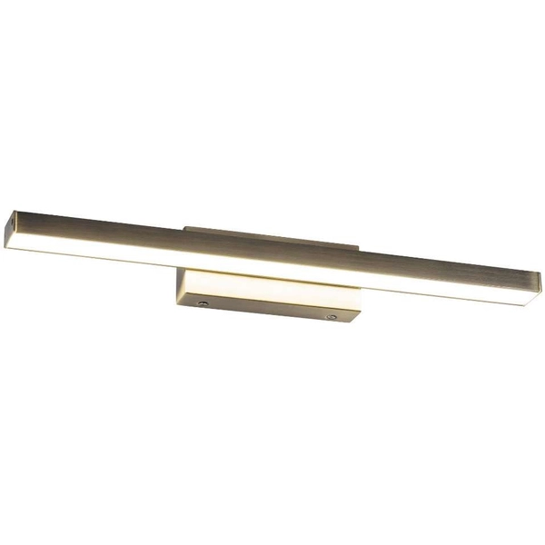 Łazienkowa LAMPA ścienna JOHN 5721 Rabalux metalowa OPRAWA kinkiet belka LED 12W 4000K IP44 brązowa biała