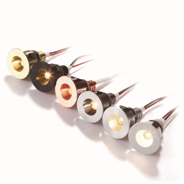 Podtynkowa lampa spot POINT 288001105 LED 1W 3000K okragła złoty