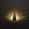 Ścienna lampa ORIGAMI PAWN-B metalowa paw LED 3W 3000K kinkiet czarny
