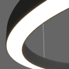 Salonowa lampa wisząca Aurum M PL0116-90-CCT-BK LED 38W CCT ring czarny