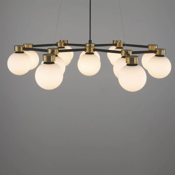 Wisząca lampa molekułowa CAMINOS LE44544 złoty czarny biały