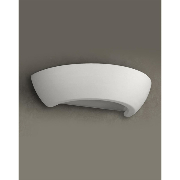 Ceramiczny kinkiet SL.0160 salonowa lampa ścienna biała