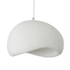 Skandynawska lampa wisząca OSTIA 1744 biała 3xE27 potrójna do salonu