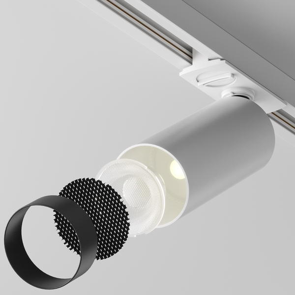 Lampa szynowa 1-fazowa Focus TR021-1-12W3K-W-D-W LED 12W 3000K tubka biała