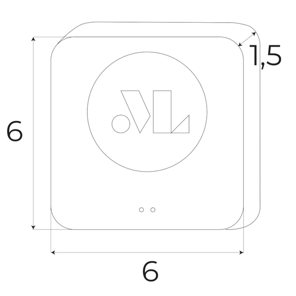 Bramka uniwersalna Magnetic MA0014 Maxlight zigbee smart wifi biały