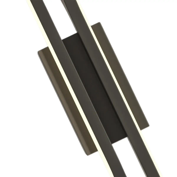 Naścienna ledowa lampa Vargo KSLV-C LED 12W 3000K do biura czarna