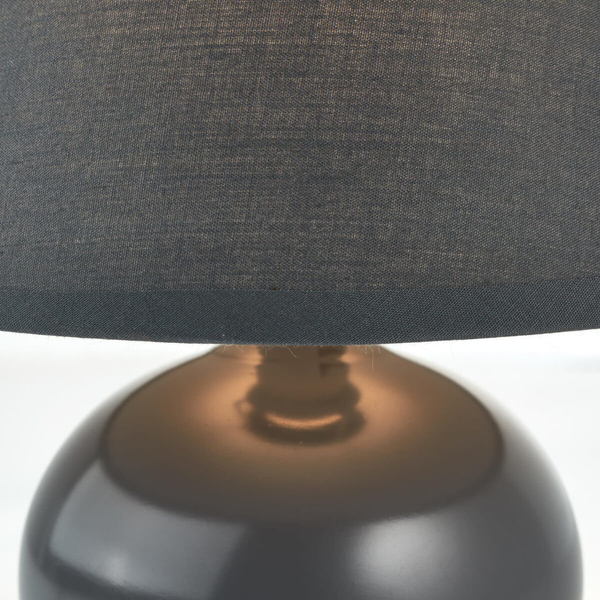 Stołowa lampka z abażurem Primo 61047/63 ceramiczna szary