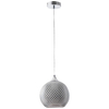 Loftowa LAMPA wisząca EMPIRA 318084 Polux szklana kula ZWIS do jadalni chrom