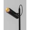 Podłogowa lampa TORVILA LE45624 regulowana tuba czarny złoty